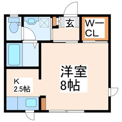 秋津入口(県通) 徒歩2分 1階の物件間取画像